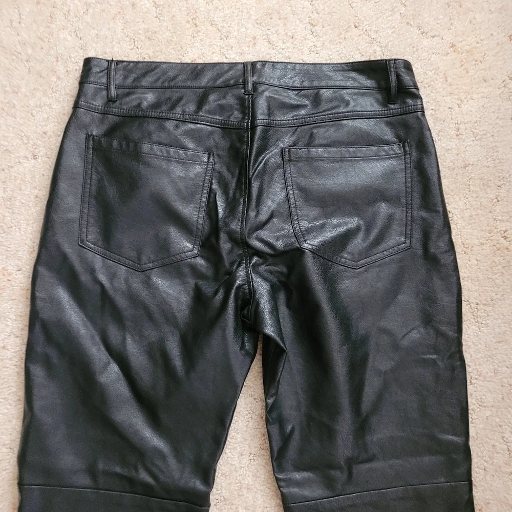 Urban Outfitters Black Faux Leather Pants